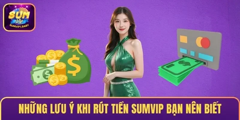 Những lưu ý khi rút tiền SUMVIP bạn nên biết